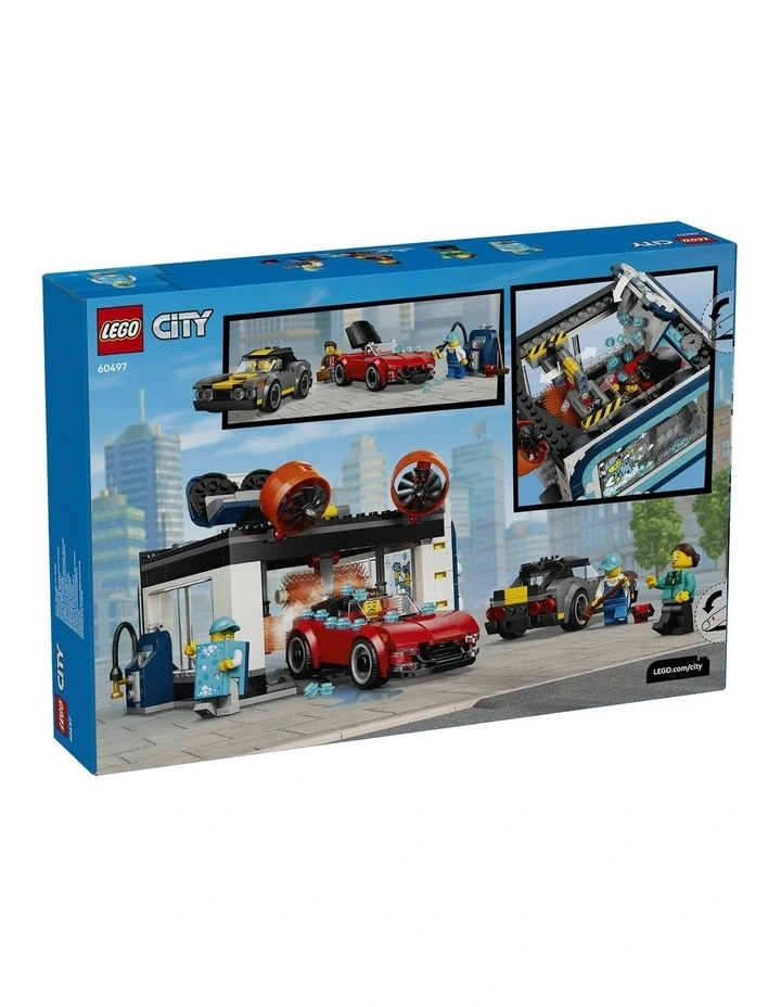 City Drive-Through Car Wash Building Kit 60497 image 7