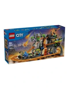 City Lava Land Roller Coaster Park Building Set 60501