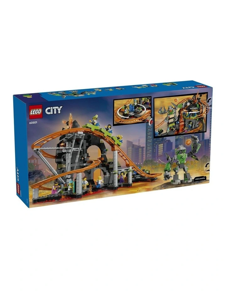 City Lava Land Roller Coaster Park Building Set 60501 image 7