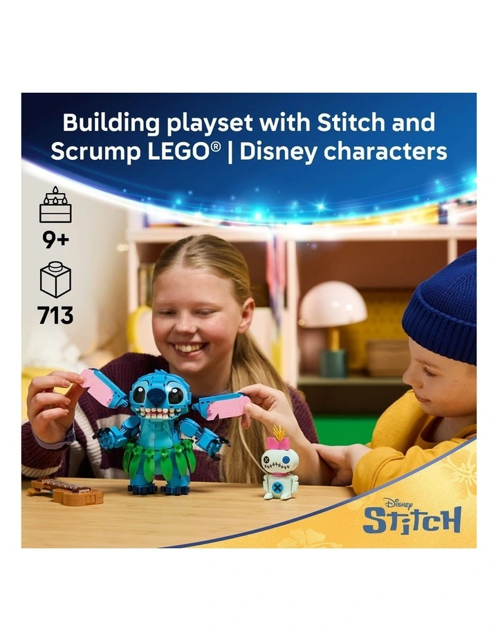Disney Classic Stitch And Scrump Building Set 43296 image 2
