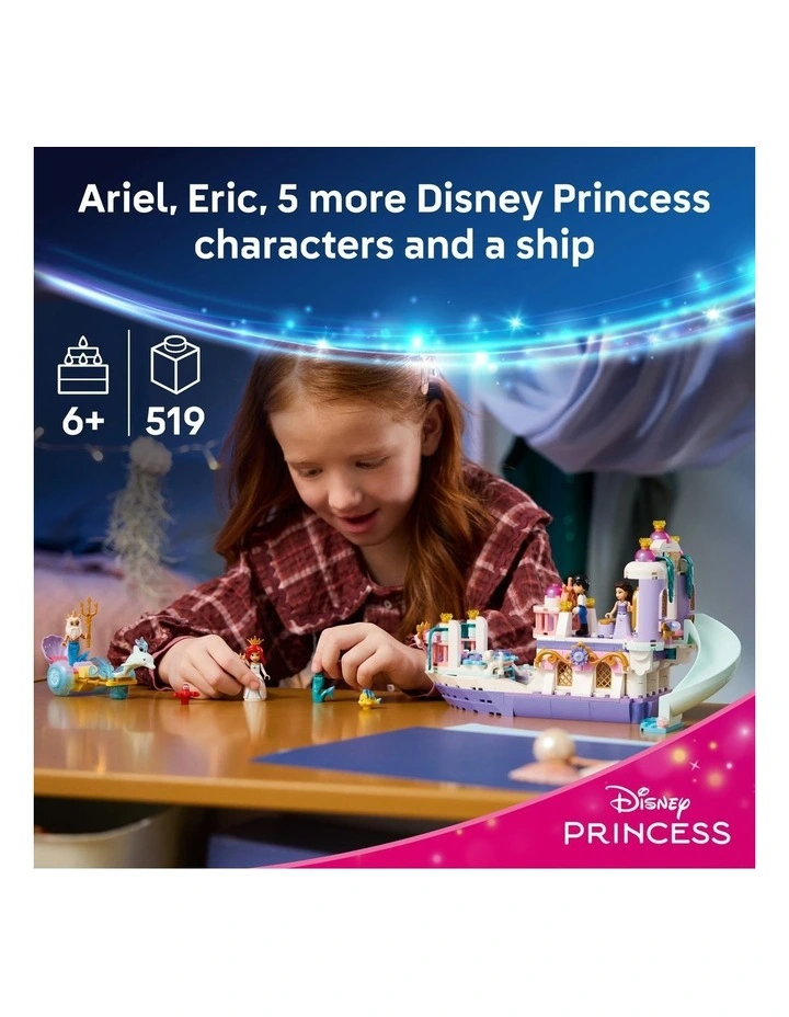 Disney Princess Ariel's Royal Wedding Boat Building Toy 43299 image 2