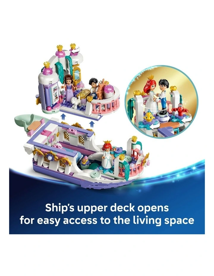 Disney Princess Ariel's Royal Wedding Boat Building Toy 43299 image 3