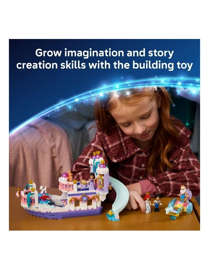Disney Princess Ariel's Royal Wedding Boat Building Toy 43299 image 4