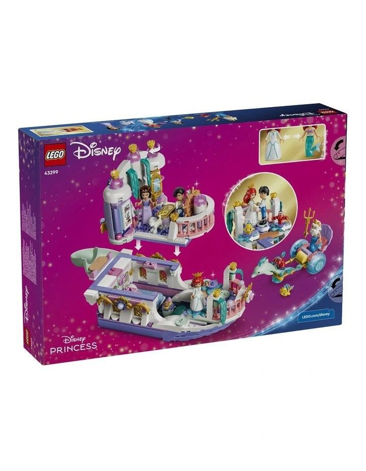 Disney Princess Ariel's Royal Wedding Boat Building Toy 43299 image 7