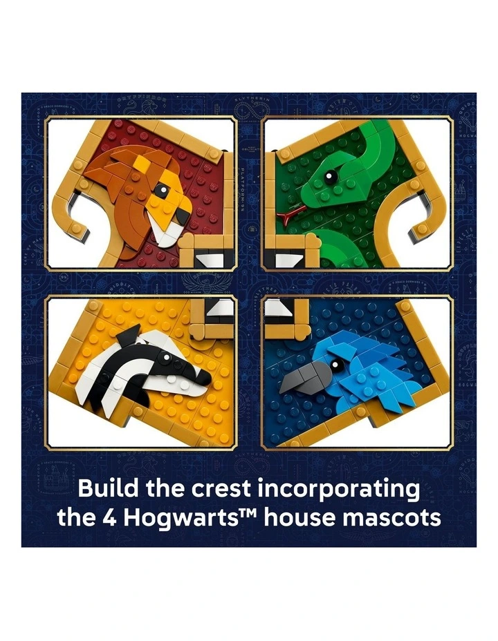 TM Hogwarts House Crest Harry Potter Building Toy 76462 image 3