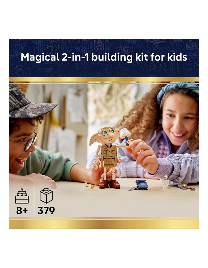 TM Dobby The Free Elf Harry Potter 2-In-1 Model Building Kit 76469 image 2