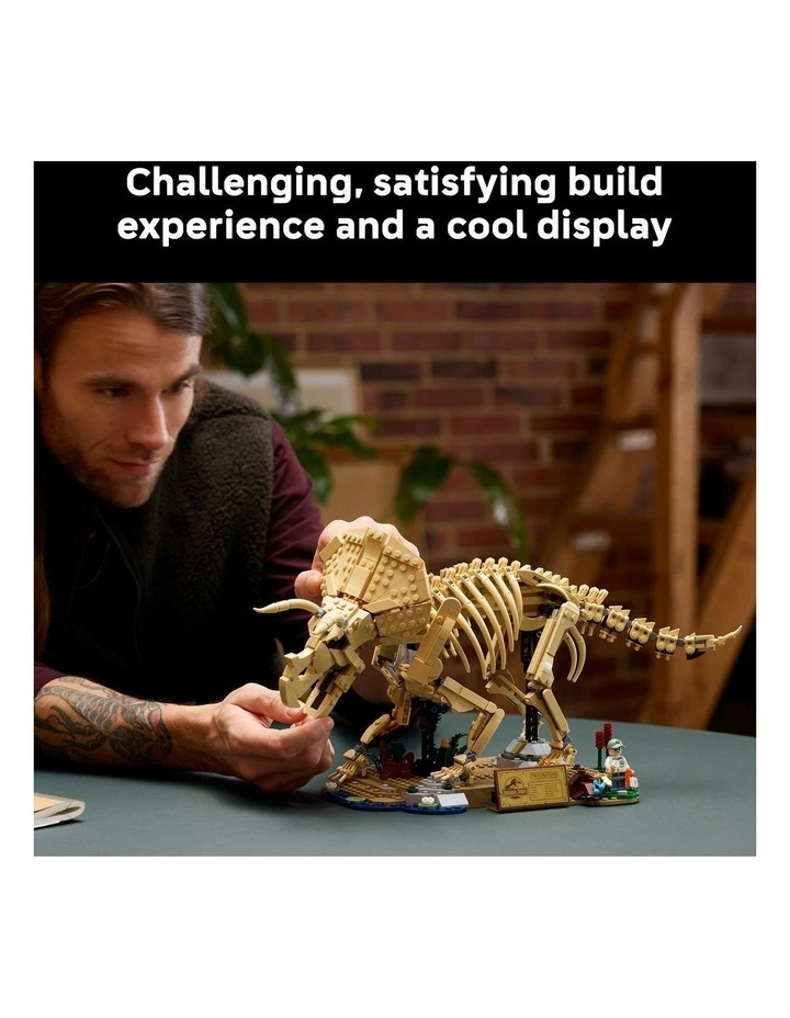 Jurassic World Dinosaur Fossils: Triceratops 77985 image 3