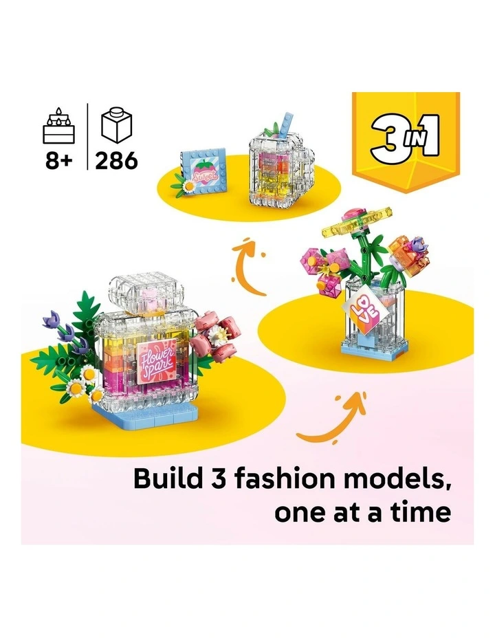 3 in 1 Floral Decor Creator Perfume Bottle 31383 image 2