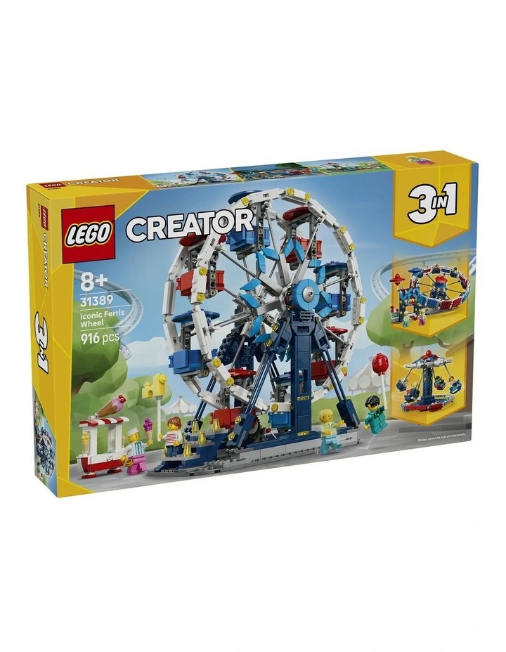 3 in 1 Iconic Ferris Wheel Creator Building Set 31389 image 1