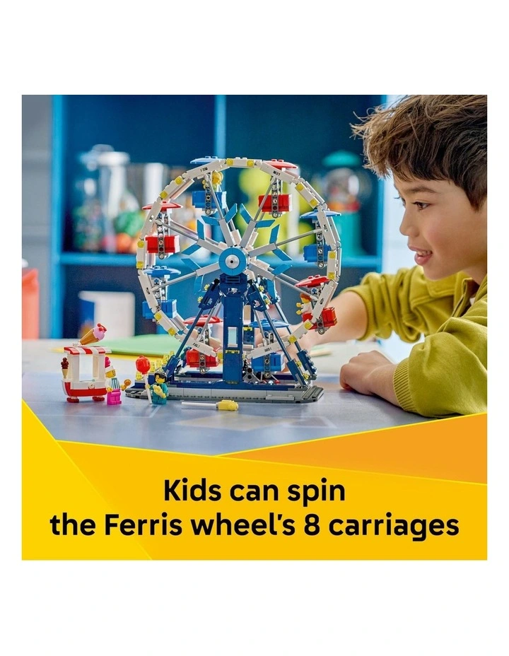 3 in 1 Iconic Ferris Wheel Creator Building Set 31389 image 4