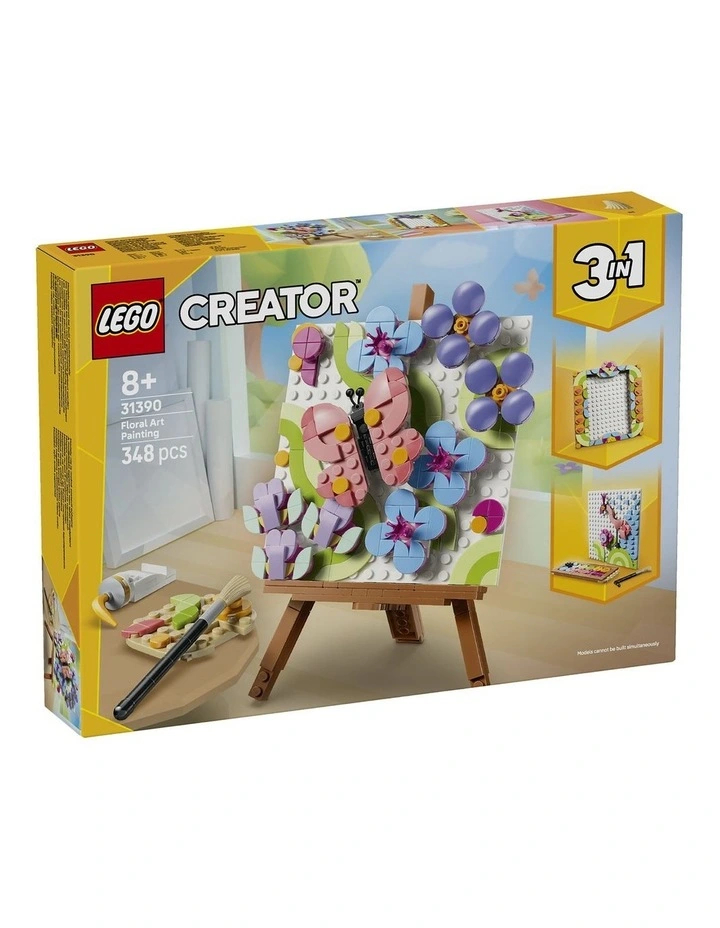 3 in 1 Floral Art Decor Painting Creator Building Set 31390 image 1