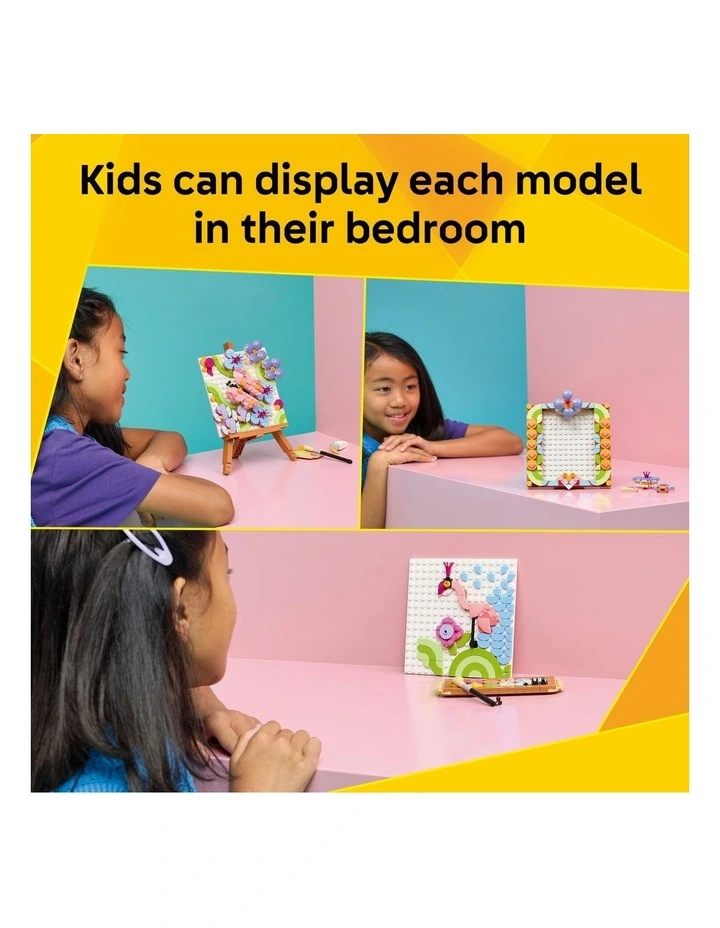 3 in 1 Floral Art Decor Painting Creator Building Set 31390 image 3