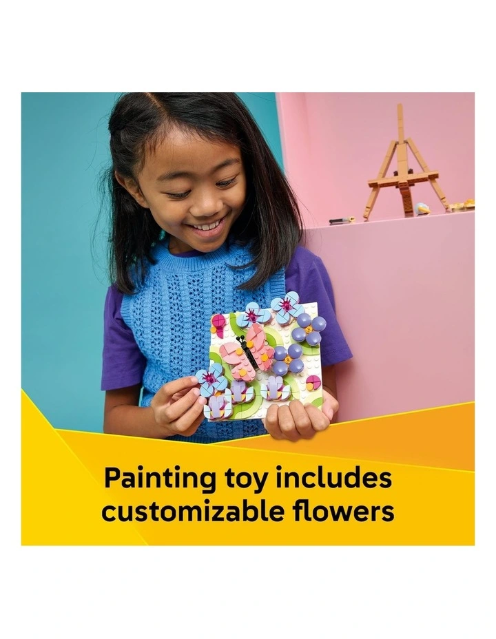 3 in 1 Floral Art Decor Painting Creator Building Set 31390 image 4