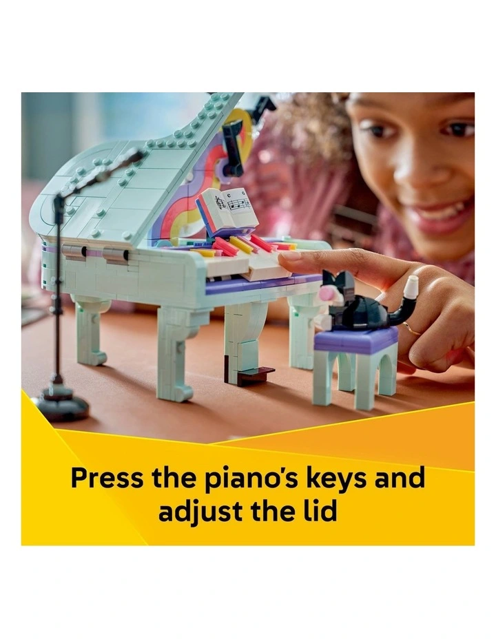 3 in 1 Music Decor Piano With Cat Creator Building Set 31392 image 4