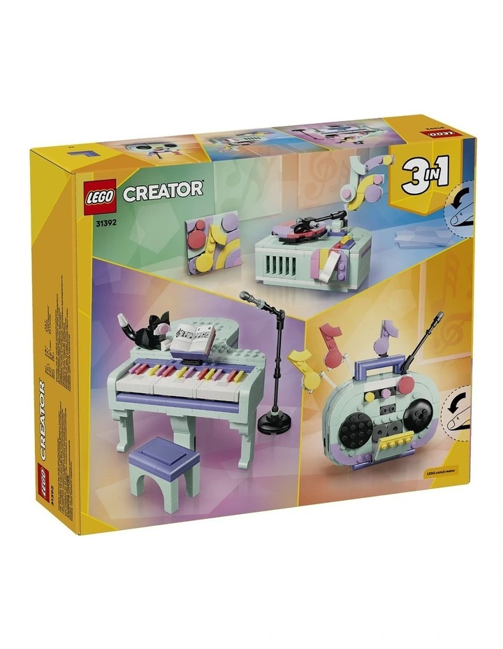 3 in 1 Music Decor Piano With Cat Creator Building Set 31392 image 7