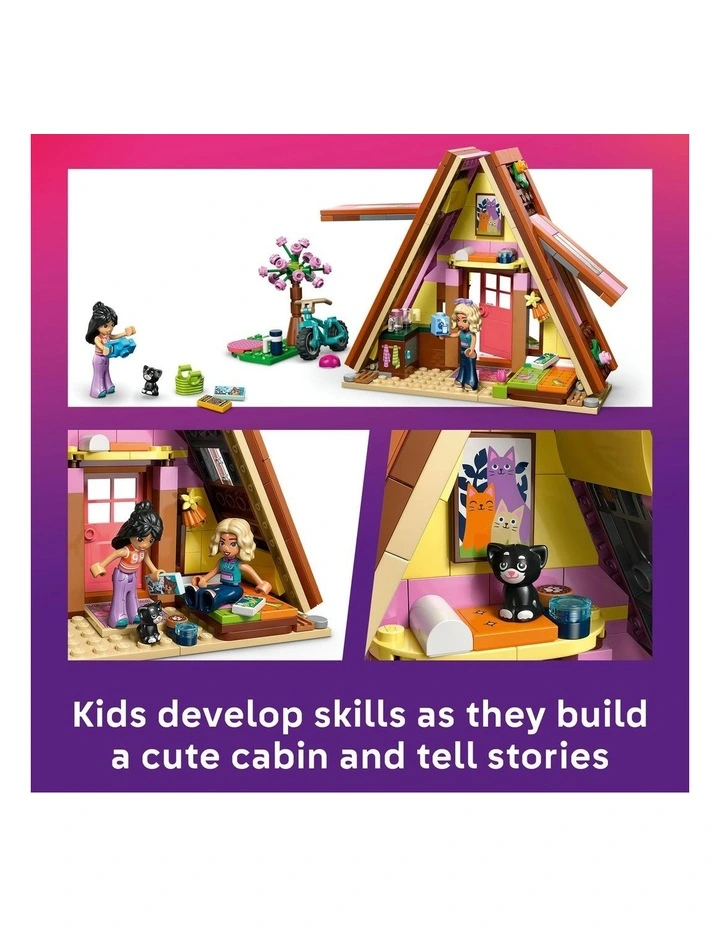 Nature Glamping Cabin Friends Building Set 42682 image 4