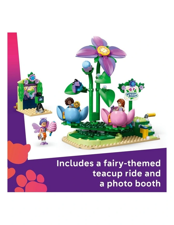 Spinning Flower & Fairy Teacup Ride Friends Building Toy 42702 image 3