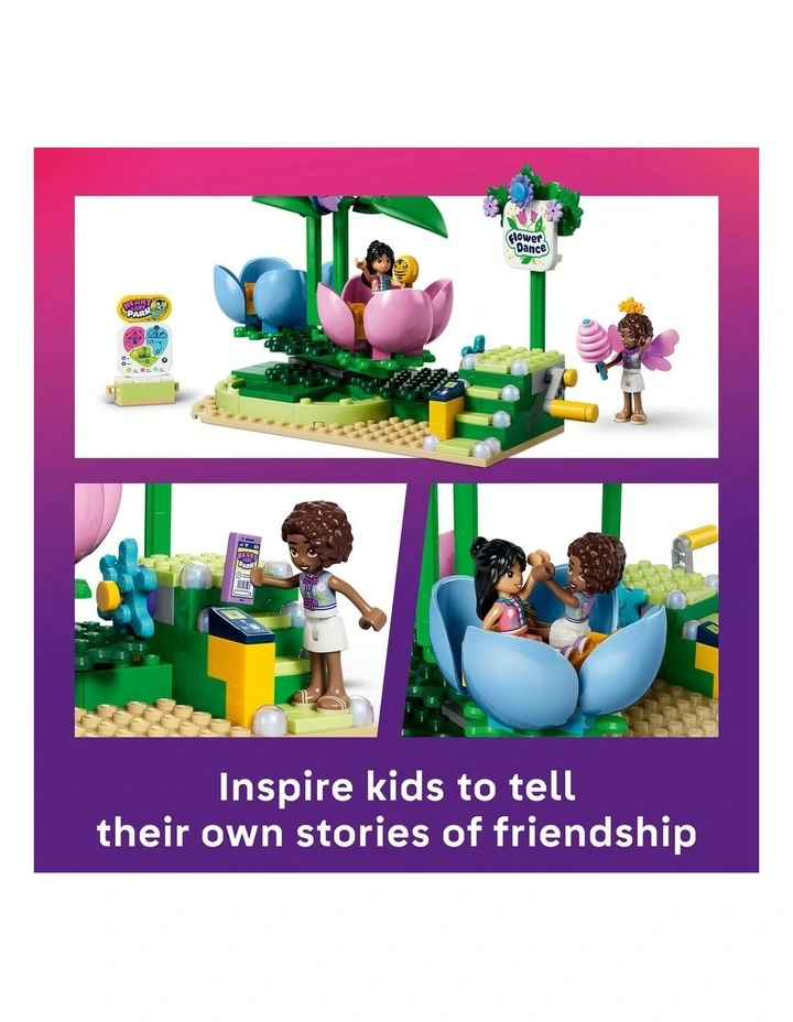 Spinning Flower & Fairy Teacup Ride Friends Building Toy 42702 image 4