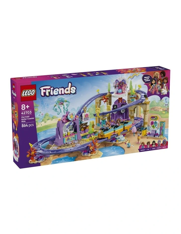 Mermaid Roller Coaster Ride Friends Building Set 42703 image 1