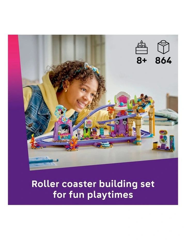 Mermaid Roller Coaster Ride Friends Building Set 42703 image 2