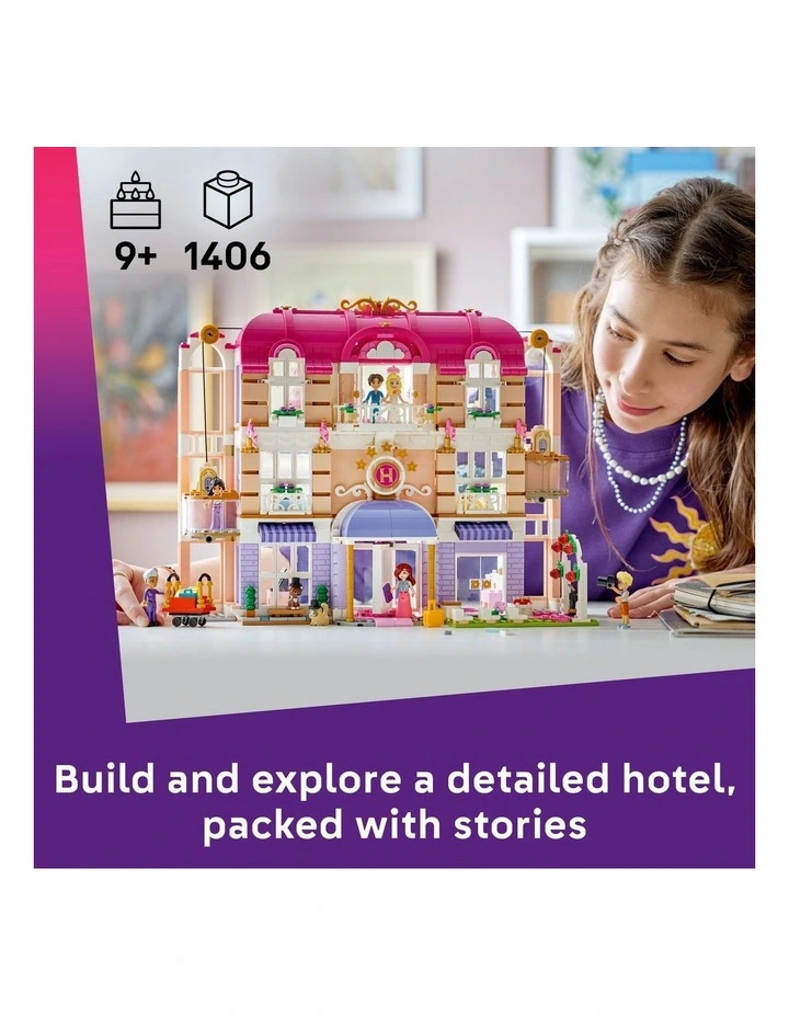 Heartlake City Grand Hotel Friends Building Set 42704 image 2