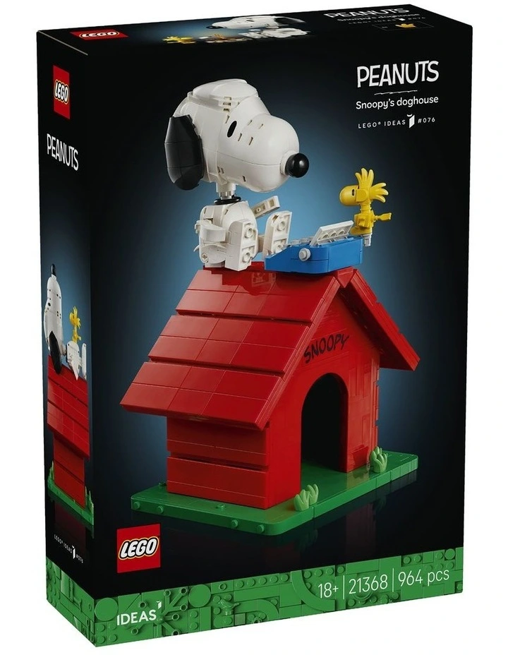 Ideas Peanuts: Snoopy's Doghouse Building Kit 21368 image 1