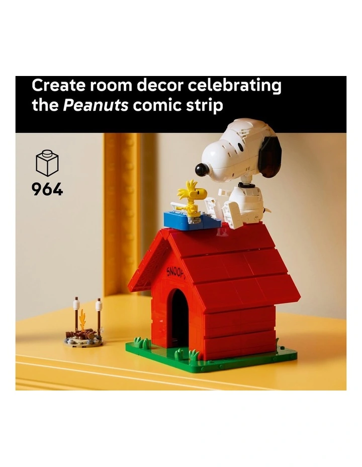 Ideas Peanuts: Snoopy's Doghouse Building Kit 21368 image 2