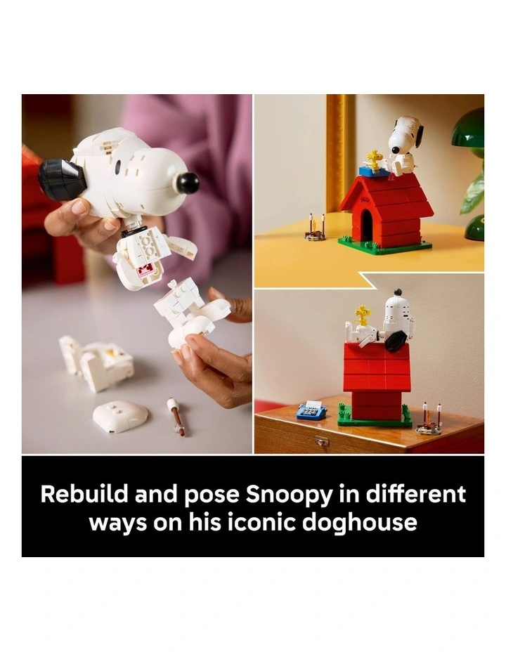 Ideas Peanuts: Snoopy's Doghouse Building Kit 21368 image 4