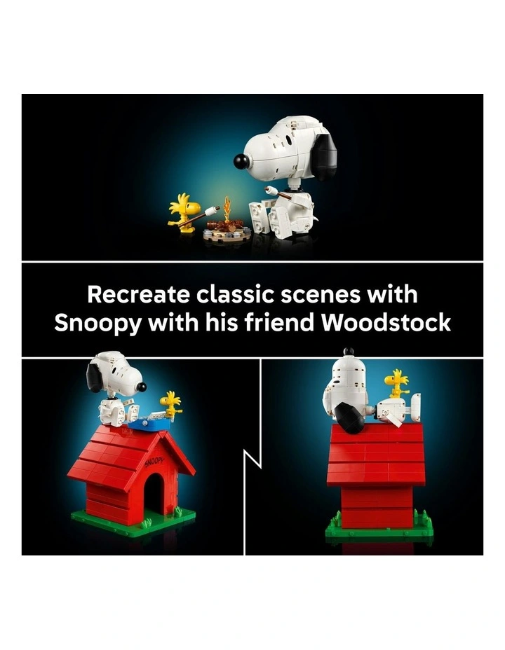 Ideas Peanuts: Snoopy's Doghouse Building Kit 21368 image 5