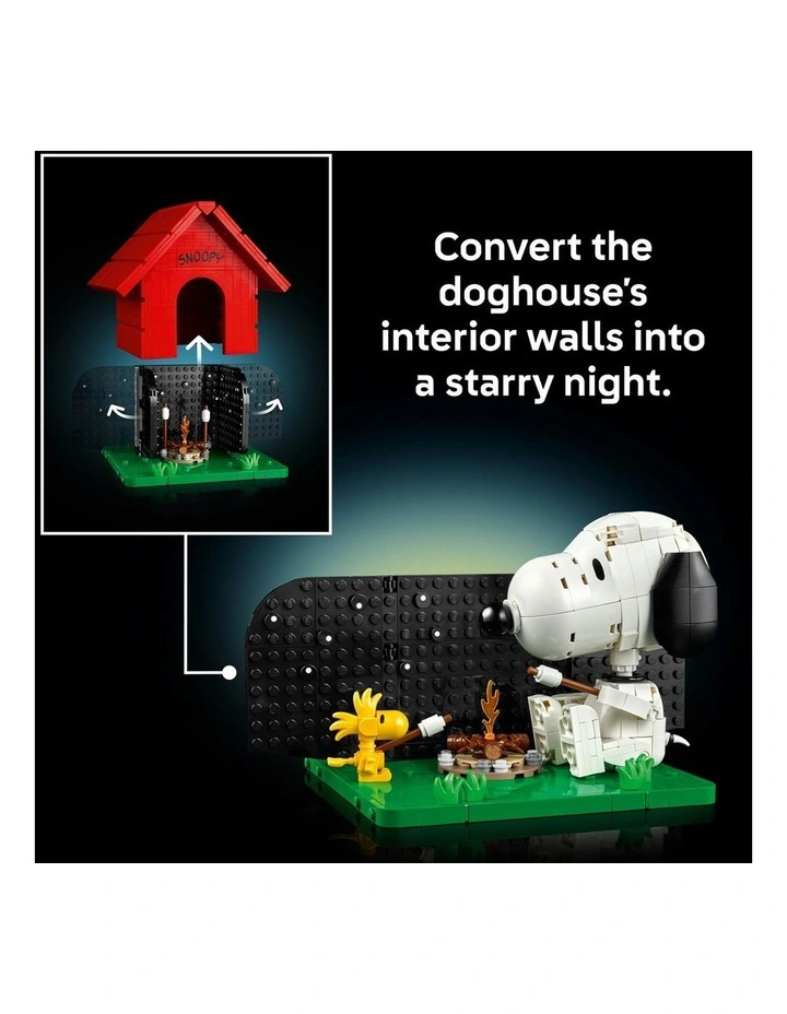 Ideas Peanuts: Snoopy's Doghouse Building Kit 21368 image 6