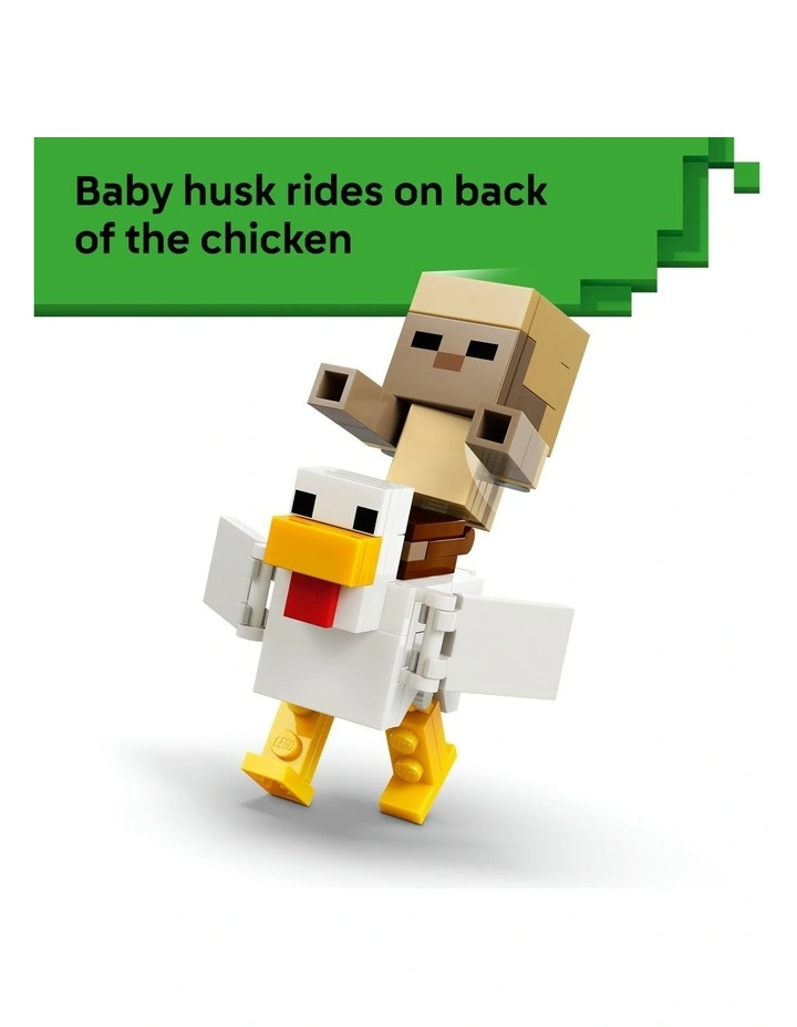 Minecraft Chicken Jockey Desert Attack Building Toy 21592 image 3