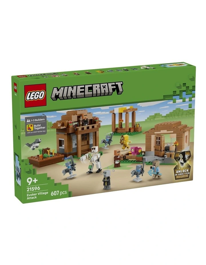Minecraft Evoker Village Attack Building Toy 21596 image 1