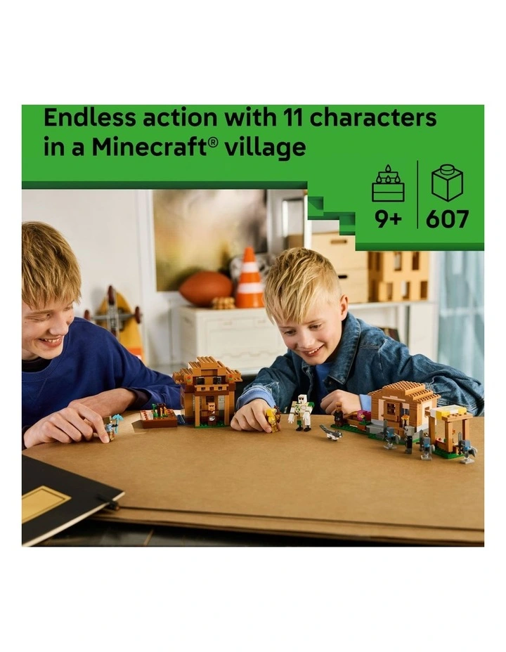 Minecraft Evoker Village Attack Building Toy 21596 image 2