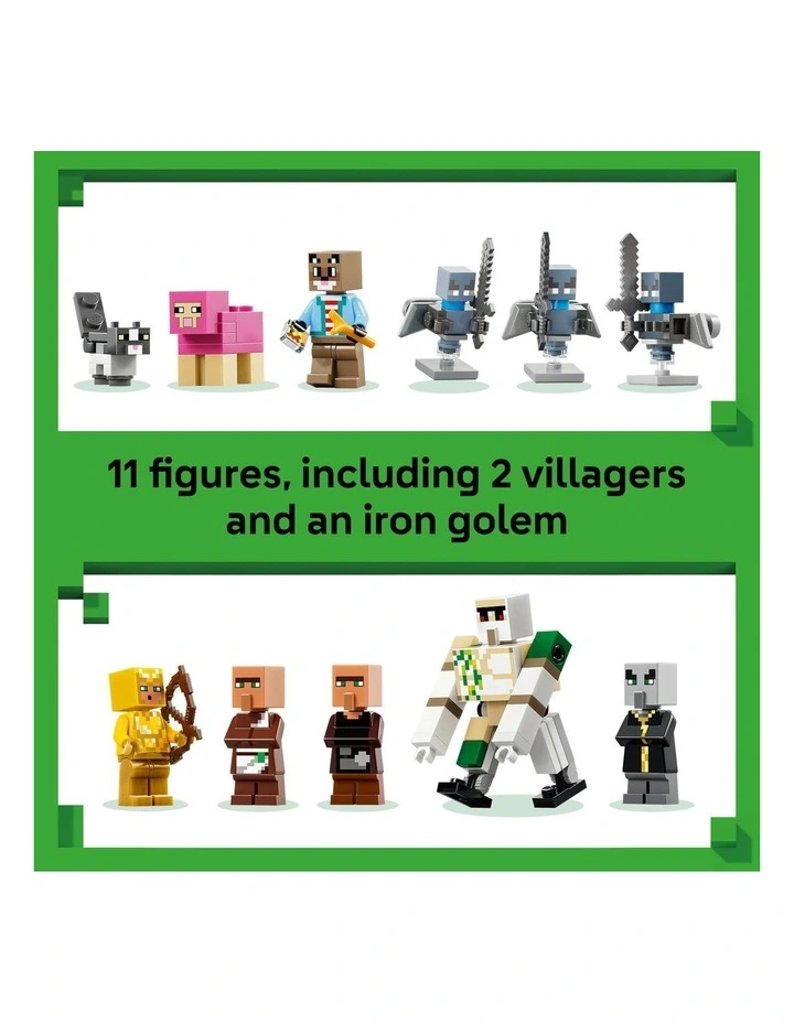 Minecraft Evoker Village Attack Building Toy 21596 image 5