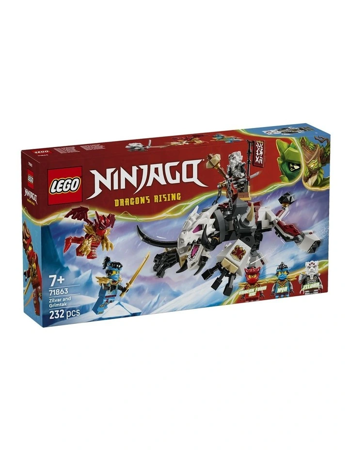 Zilvar And Grimtak The Dragon Beast Ninjago Monster Toy 71863 image 1