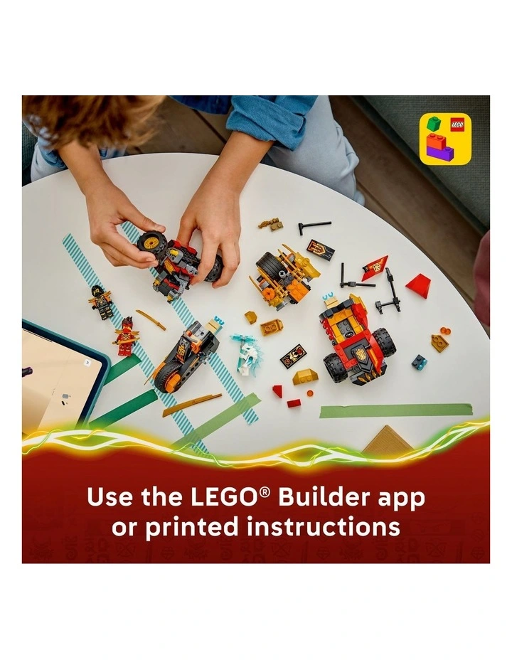 Kai And Cole's Combiner Vehicles Ninjago Building Set 71864 image 6