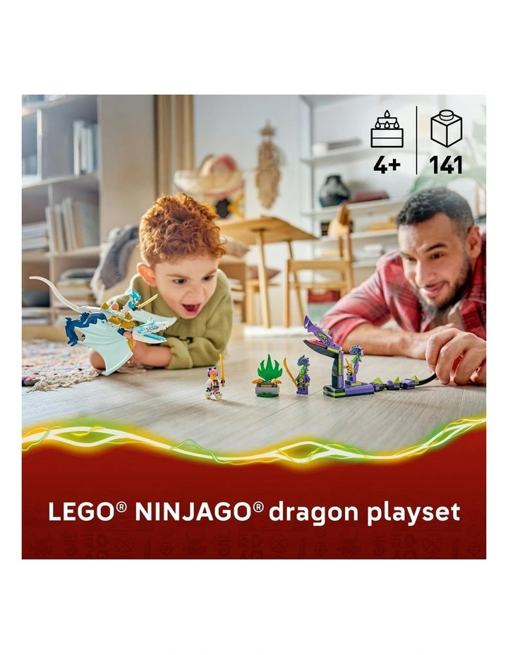 Zane's Ice Dragon Battle Ninjago Building Set 71865 image 2