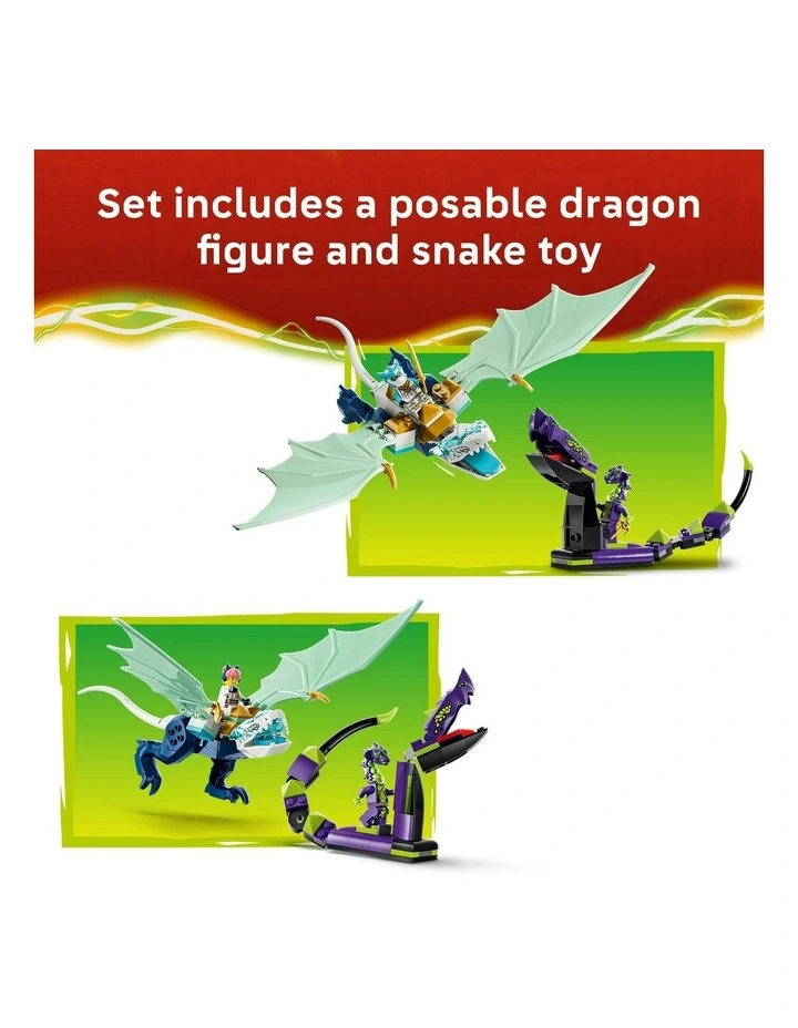 Zane's Ice Dragon Battle Ninjago Building Set 71865 image 5