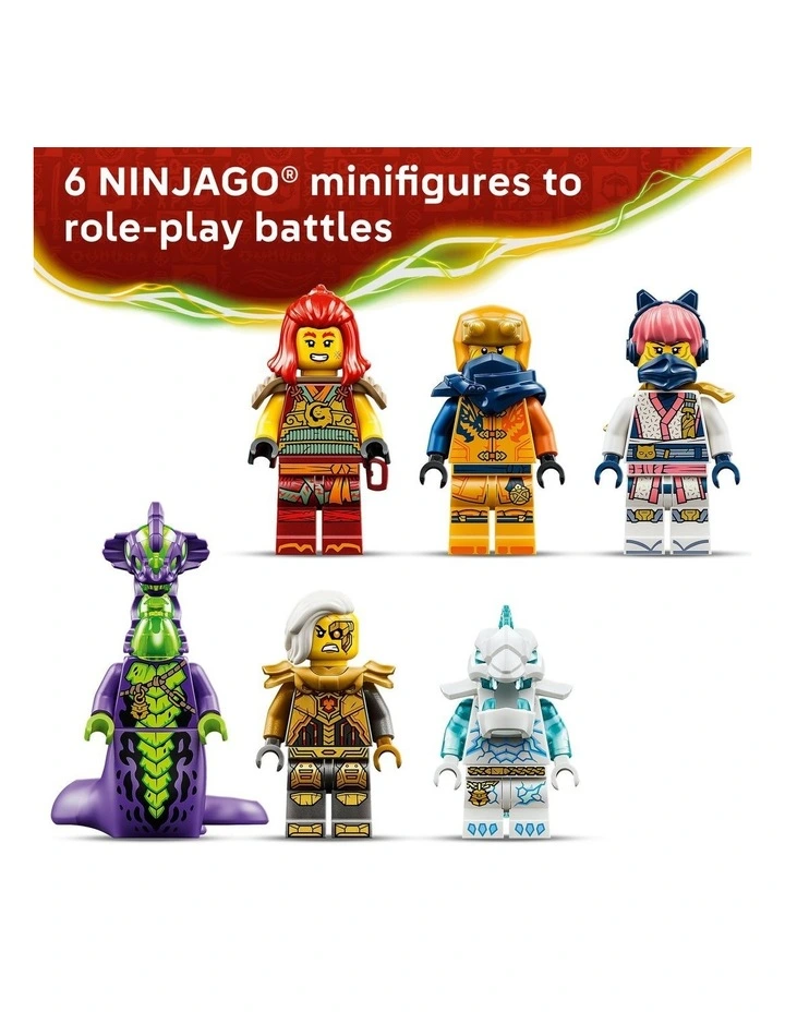 Wyldfyre's Transforming Dragon Mech Ninjago Building Set 71868 image 5