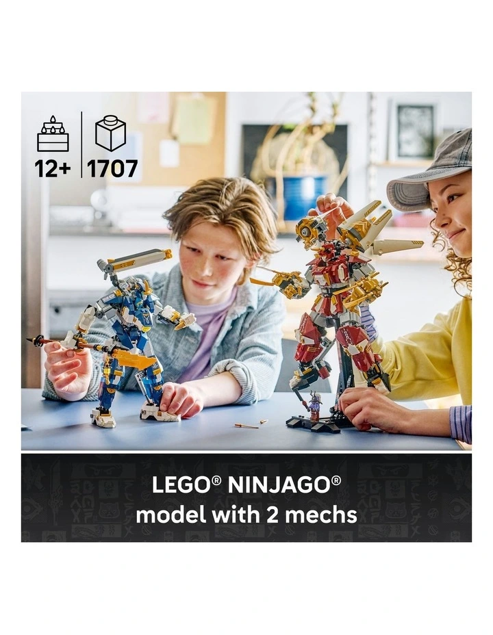 The Twin Titan Mechs Ninjago Action Figures Set 71870 image 2