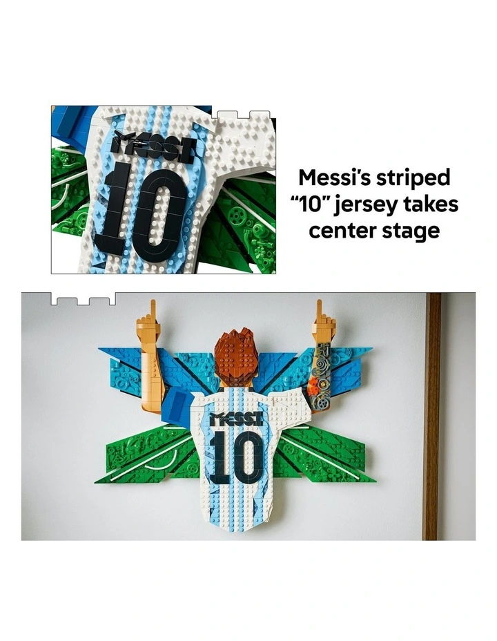 Editions Football Lionel Messi Celebration Building Toy 43018 image 4
