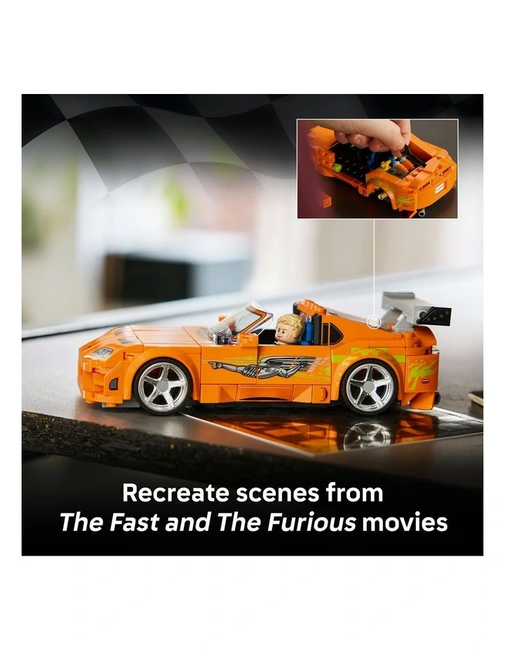 Speed Champions The Fast and The Furious Toyota Supra MK4 77260 image 3