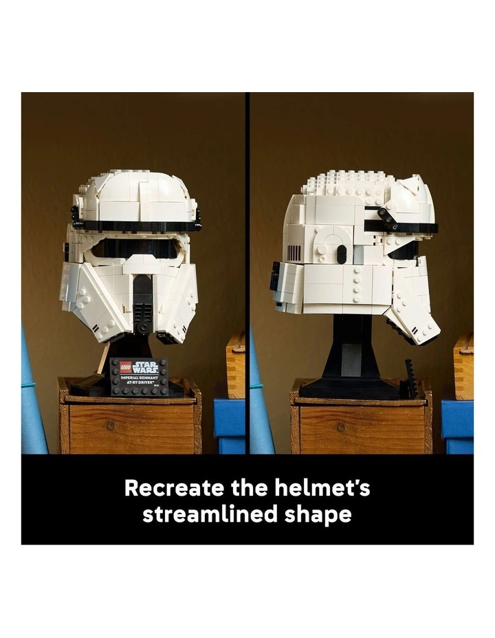 Star Wars TM Imperial Remnant At-Rt Driver Helmet Building Set 75458 image 4