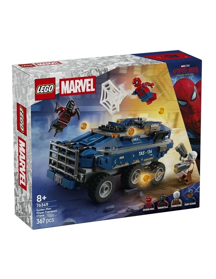 Super Heroes Marvel Spider-Man Prison Transport Chase Toy 76349 image 1