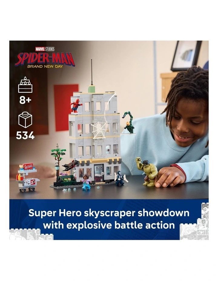 Super Heroes Marvel Spider-Man vs. Hulk Epic Clash Building Toy 76350 image 2
