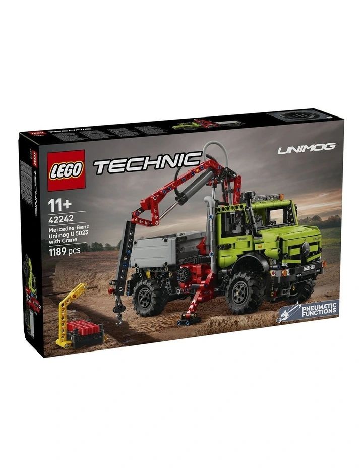Technic Mercedes-Benz Unimog U 5023 with Crane Model Building 42242 image 1