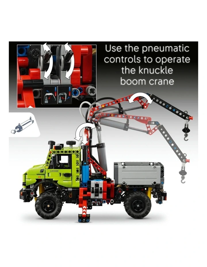 Technic Mercedes-Benz Unimog U 5023 with Crane Model Building 42242 image 3