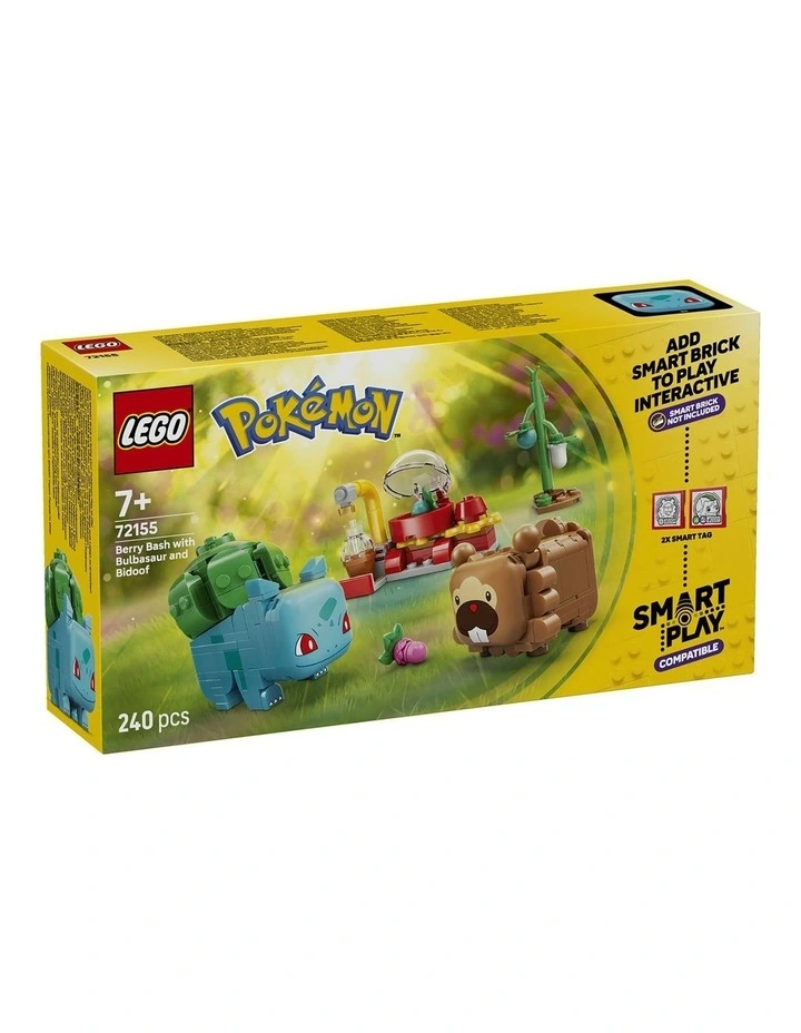 PRE-ORDER Pokémon SMART Play: Berry Bash with Bulbasaur and Bidoof 72155 image 1
