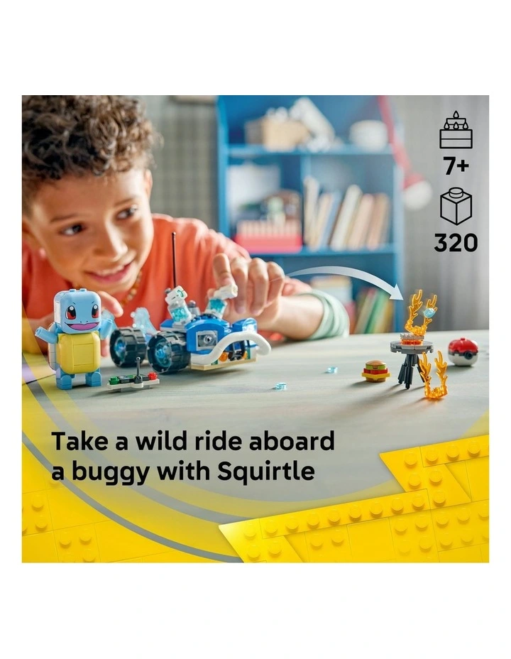 PRE-ORDER Pokémon Smart Play: Trainer's Buggy Adventure with Squirtle Toy 72156 image 2