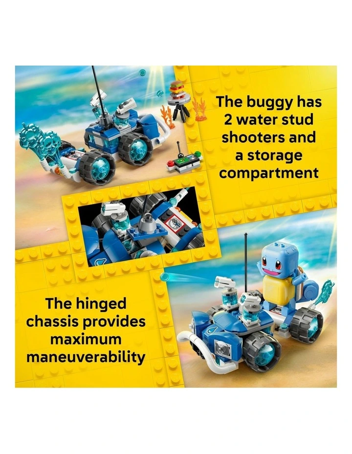 PRE-ORDER Pokémon Smart Play: Trainer's Buggy Adventure with Squirtle Toy 72156 image 3